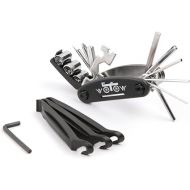 WOTOW Bike Repair Tool Kit, 16 in 1 Bicycle Multitool with Bike Tire Levers Hex Spoke Wrench, Multi Function Accessories Set for Road Mountain Bikes