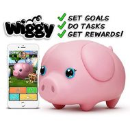 Wiggy Piggy Bank (Pink): Smart Speaking Piggy Bank and Task Tracker