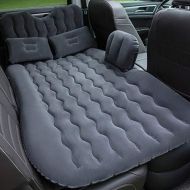 LXUXZ Car Inflatable Air Mattress Back Seat Portable Travel Camping Sleep Bed Cushion (Color : Black, Size : 135x80cm)
