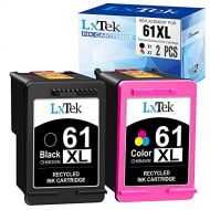 LxTek Remanufactured Ink Cartridge Replacement for HP 61XL 61 XL to compatible with Deskjet 2540 1010, compatible with Officejet 4632 4634, Envy 4500 5530 5535, High Yield(1 Black,