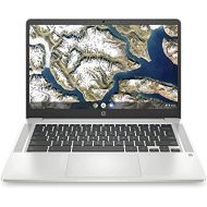 2021 HP Chromebook 14 FHD Non-Touchscreen Thin and Light Laptop, Intel Celeron N4000, 4GB DDR4 RAM, 64GB eMMC, Webcam, 802.11ax, Bluetooth 5, Mouse, Sleeve, Chrome OS, Gray
