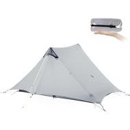 FBSPORT Ultralight Tent 3-Season Backpacking Tent 1 Person/2 Person Camping Tent, Outdoor Lightweight LanShan Camping Tent Shelter, Perfect for Camping, Trekking, Climbing, Hiking