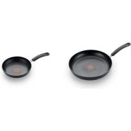 T-fal C5610264 Titanium Advanced Nonstick Thermo-Spot Heat Indicator Dishwasher Safe Cookware Fry Pan, Black AND Titanium Advanced Heat Indicator Dishwasher Safe Cookware Fry Pan,B