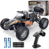 BEZGAR Hobby Grade 1:12 Scale RC Trucks, 4WD High Speed 45 Km/h All Terrains Electric Toy Off Road Sand Rall Buggy RC Truck RC Car with Rechargeable Batteries for Boys Kids and Adu