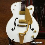AXE HEAVEN BS-091 Brian Setzer White Hollow Body Mini Guitar