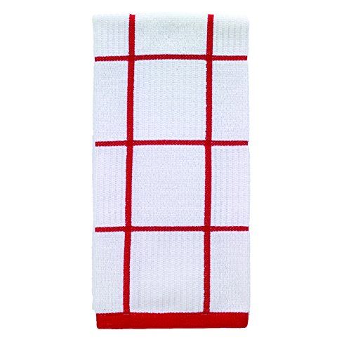  T-fal 6517494 Red Cotton Kitchen Towel - Pack of 6