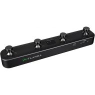 FLAMMA Wireless Footswitch Controller with Tuner Preset Switching Support Tap Tempo for Delay Effects Rechargeable Battery Powered