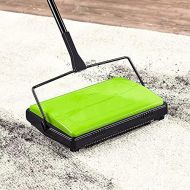 [아마존베스트]Housekeeps Carpet Sweeper Green - Made of Sturdy Iron - Absorbs Dirt in Seconds - 28 x 105 x 19 cm - Green and Black
