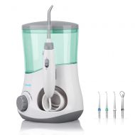 Pyle Electric Water Flosser Oral Irrigator - Natural Dental Care Set w/ 3 Power Nozzle Tips & High Pressure...