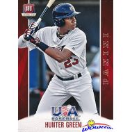 Hunter Greene 2015 Panini USA Baseball #38 ROOKIE Card in MINT Condition in Ultra Pro Top Loader! Expected #1 Pick in 2017 MLB Draft! 102 MLB Fastball and Home Run Slugger! Wowzzer