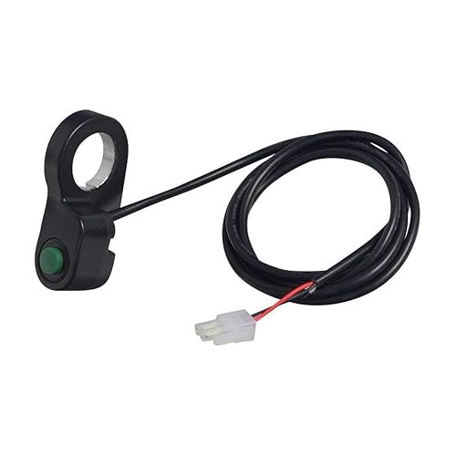  AlveyTech 2-Wire Push Button Throttle for Razor E90 Accelerator, Power Core 90/E90/E95, PowerRider 360, & E-Punk (2nd Generation) Electric Scooters - Replacement Parts for Power-Rider 3-Wheel Scooter