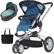 Quinny - Buzz 3 Stroller with Bassinet and Bag - Blue