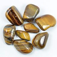[아마존베스트]Reiki Crystal Products Natural Tigers Eye Tumble Stones for Reiki Healing and Vastu Correction Protection Concentration Spirituality and Increasing Creativity Tumble Stones: 50GM