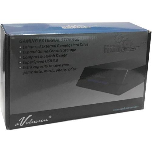  Avolusion HDDGear Pro 6TB (6000GB) 7200RPM 64MB Cache USB 3.0 External Gaming Hard Drive (Designed for PS4 Pro, Slim, Original) - 2 Year Warranty
