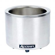Adcraft FW-1200WR (Base Only) Countertop Food Cooker/Warmer, Stainless Steel, 1200-Watts, 120v