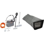 Hoover CH30000 PortaPower Lightweight Commercial Canister Vacuum, Orange & Cloth Bag, Porta Power Swingette S1015 S1029