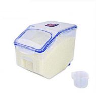 Happy shopping Food Storage Unique Practical Storage Box Large Capacity Storage Box Granulated Polypropylene Bucket with Wheel for Home Kitchen Finishing 12L