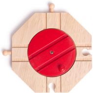 Bigjigs Rail 4 Way Turntable - Other Major Wooden Rail Brands are Compatible