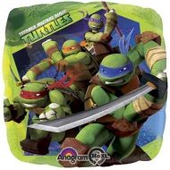 18 Anagram Teenage Mutant Ninja Turtles (TMNT) Birthday Party Decoration Supply Mylar Foil Helium Balloon - Pack of 1