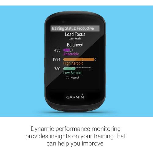 가민 Garmin Edge 530 Sensor Bundle, Performance GPS Cycling/Bike Computer with Mapping, Dynamic Performance Monitoring and Popularity Routing, Includes Speed and Cadence Sensor and HR M