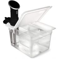 V EVERIE EVERIE Sous Vide Container 12 Quart EVC-12 with Collapsible Hinge Lid for Anova Cookers (Corner Mount) (Does Not Fit Nano)