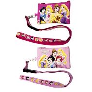 Disney Princess (Set of 2) Lanyards with Detachable Coin Purse