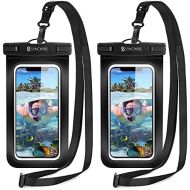 [아마존베스트]Syncwire Waterproof Phone Pouch [2-Pack] - Universal IPX8 Cell Phone Waterproof Case Dry Bag Protector with Lanyard for Taking Pictures Compatible with iPhone, Samsung and More Up