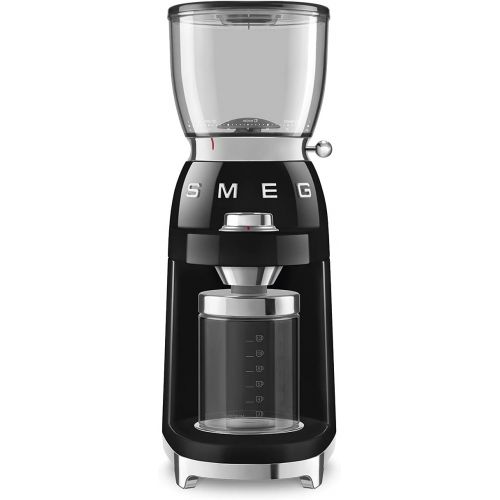 스메그 Smeg 50s Retro Style Aesthetic Coffee Grinder, CGF01 (Black)