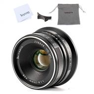 7artisans 25mm F1.8 Manual Focus Lens for Panasonic and Olympus Cameras Micro M4/3 Mount - Black