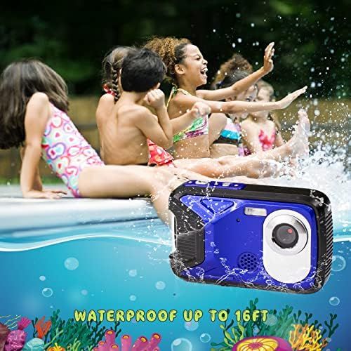  [아마존베스트]Vmotal GDC8026 Waterproof Digital Camera / 8X Digital Zoom / 16MP / 1080P FHD / 2.8 TFT LCD Screen / Underwater Camera for Kids / Teenagers / Students / Beginners / Elderly People