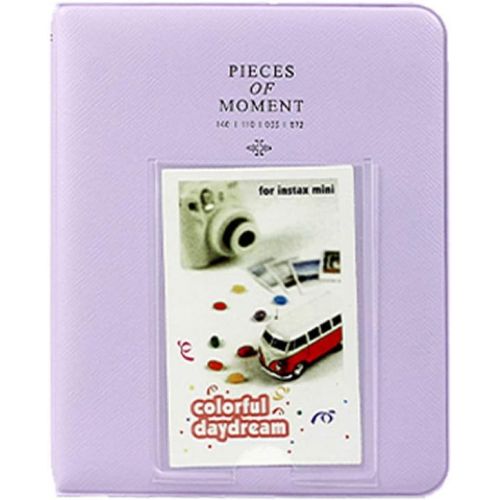 후지필름 Fujifilm Instax Mini 11 Lilac Purple Instant Camera Plus Case, Photo Album and Fujifilm Character 10 Films (Monochrome)