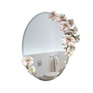 XINGZHE Bathroom Mirror-Wall-Mounted Vanity Mirror-Creative Three Embossed-Dimensional Mirror-Vanity Mirror Decorative Wall Mirror for Bedroom/Bathroom/Hotel 45 x 60cm Makeup Mirro