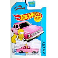 Hot Wheels 2015 HW City The Simpsons Family Car 56/250, Pink