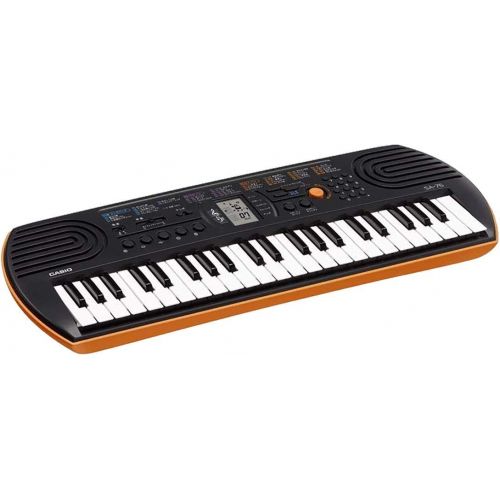  [아마존베스트]Gibson Casio SA-76 44 Key Mini Keyboard, Orange