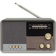 Crosley CR3036D Tribute Vintage AM/FM Bluetooth Radio, Charcoal