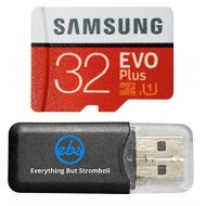 Samsung Evo Plus 32GB MicroSD Memory Card & Adapter Works with GoPro Hero 9 Black (Hero9) Full HD, UHS-I, U1, Speed Class 10, SDHC (MB-MC32) Bundle with (1) Everything But Strombol