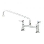 T&S Brass TS Brass B-0221 Deck Mount Fixing Faucet, Chrome