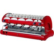 La Pavoni Bar-Star 4V-R Espresso Coffee Machine, Ruby Red, 26.5L Boiler Water Capacity, Manual Boiler Water Charge Button, Anti-vacuum Valve, Electronic Automatic Water Level Contr