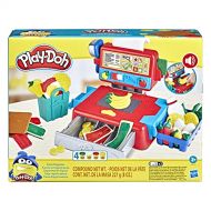 [아마존베스트]Play-Doh Cash Register Toy for Kids 3 Years and Up with Fun Sounds, Play Food Accessories, and 4 Non-Toxic Colors