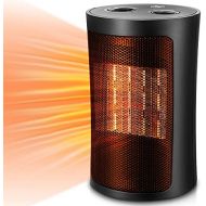 Space Heater, LXUNYI 1500W Electric Heater Indoor Portable with Thermostat PTC Fast Heating Ceramic Room Small Heater with Heating and Fan Modes for Bedroom, Office and Indoor Use