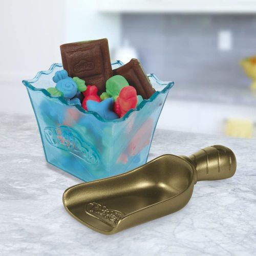  [아마존베스트]Play-Doh Kitchen Creations Candy Delight Playset for Kids 3 Years and Up with 5 Cans, Non-Toxic