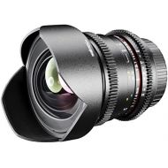 [아마존베스트]Walimex Pro Lens Mount VDSLR Lens 14 mm 1:3.1 including Solid Lens Hood