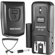 Neewer 16 Channels Wireless Radio Flash Speedlite Studio Trigger Set with Standard Hot Shoe, Including Transmitter and Receiver, Fit for Canon Nikon Pentax Olympus Panasonic DSLR C