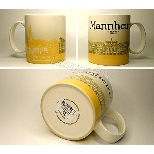 스타벅스 Starbucks ICON Mannheim City Collector Coffe Tea Mug 16 Oz Cup Germany Bavarian New with SKU & Box