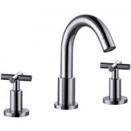 Dawn AB03 1513C 3-Hole Widespread Lavatory Faucet with Cross Handles for 8 Centers, Chrome