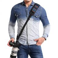 waka Camera Neck Strap with Quick Release and Safety Tether, Adjustable Camera Shoulder Sling Strap for Nikon Canon Sony Olympus DSLR Camera - Retro