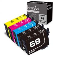 NoahArk 5 Packs T069 Remanufactured Ink Cartridge Replacement for Epson 69 High Yield for Stylus C120 CX5000 CX6000 CX8400 CX9400 NX215 NX305 NX400 NX410 NX415 NX515 Workforce 1100