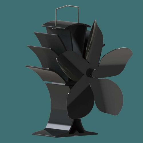  WASX Blade Fireplace Fans Fast Start Heat Powered Stove Fan Ultra Quiet Circulating Warm Air Saving Fuel Efficiently for Gas/Pellet/Wood/Log Stoves
