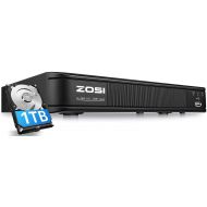 [아마존베스트]Amazon Renewed ZOSI 720p 8 Channel HD-TVI 1080P Lite 4 in 1 Video Surveillance DVR Recorder 1TB Hard Drive Built-in, P2P Technology, QR Code Scan Remote Access, Motion Detection (Renewed)