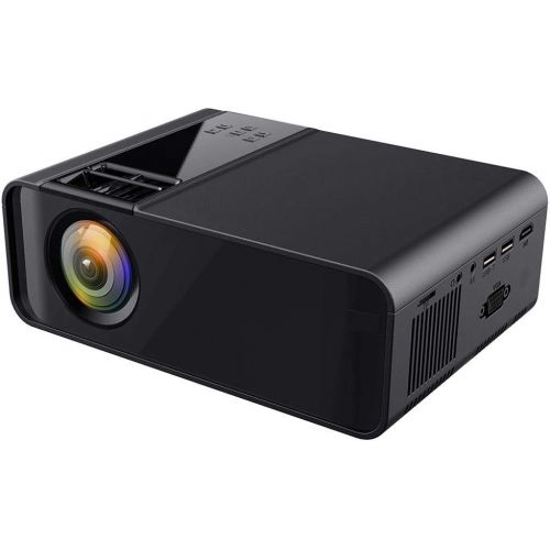  ASHATA Portable Projector, 1500 Lumens HD Video Projector 150 Home Cinema LCD Movie Projector with Remote Control Support 1080P HDMI VGA AV USB for